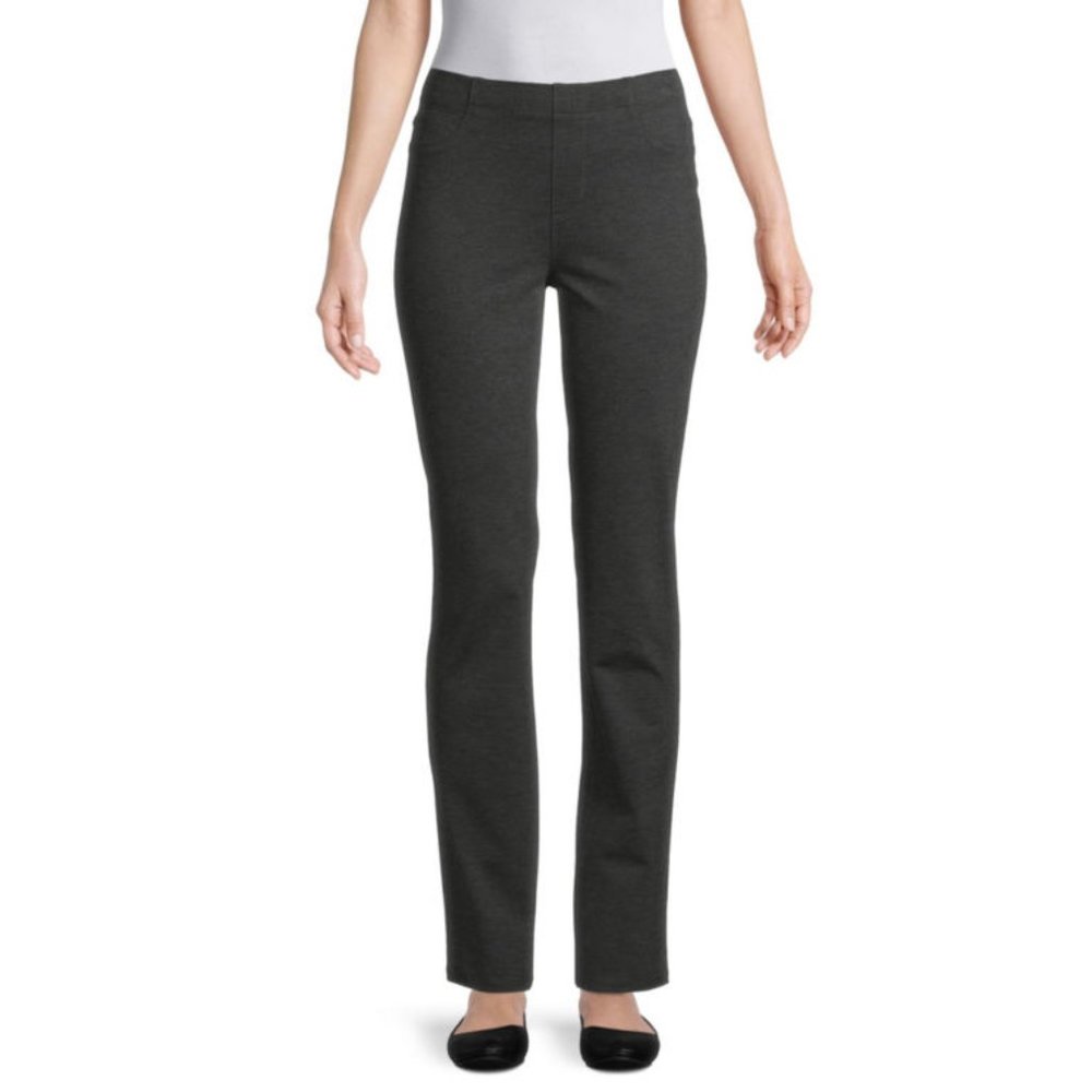 St. John's Bay Mid Rise Full Length Legging - Grey